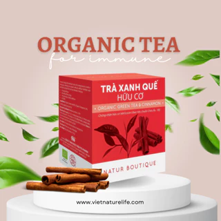 Trà Xanh Quế Hữu Cơ Natur Boutique FITO Organic Cinnamon Green Tea (20 teabags)