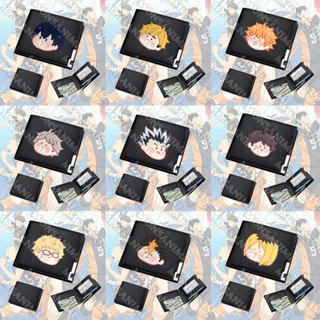 Ví da cầm tay nam nữ in hình HAIKYUU ver MẶT NGƠ tiện lợi anime chibi