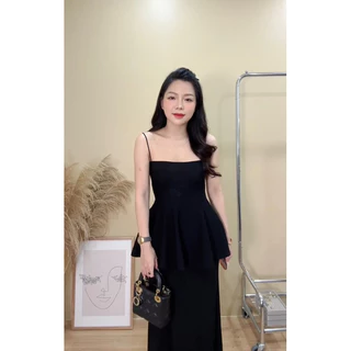 ( Ảnh thật ) 90002 áo dây peplum len mongtoghi