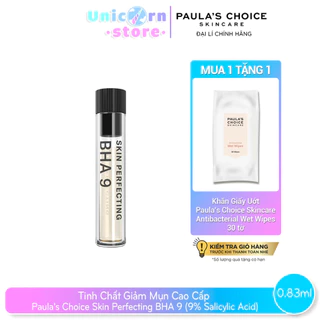 Tinh Chất Giảm Mụn Cao Cấp Paula's Choice Skin Perfecting BHA 9 (9% Salicylic Acid) Minisize 0.83ml