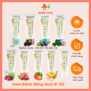 Kem đánh răng cho bé từ 6 tháng JackN'Jill 50g nhiều vị