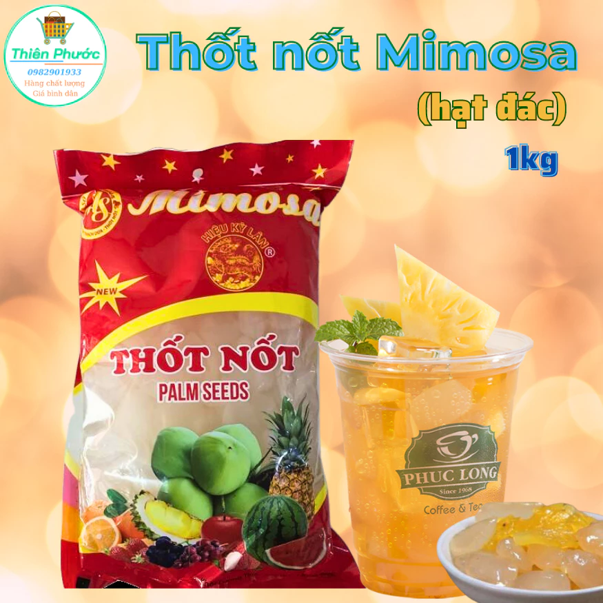 Thốt nốt Mimosa Kỳ Lân gói 1kg (hạt đác)