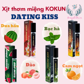 Xịt Thơm Miệng Kissing Spray KOKUN Hương Vị Trái Cây Tự Nhiên The Mát Chai 10ml