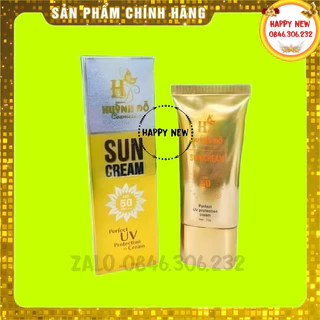 [Chính Hãng 100%] Kem Chống Nắng Huỳnh Đỗ SPF 50+++ 70ML Kem Mịn, Không Đổ Mồ Hôi, Kháng Nước, Da Mịn Màng