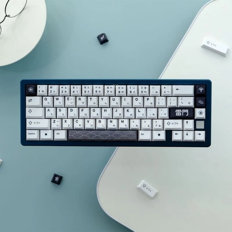 KEYCAP MINIMALIST TRẮNG, ĐEN TỐI GIẢN && LEIMEN SONG NGỮ PHONG CÁCH- PBT- CHERRY PROFILE CHO BÀN PHÍM