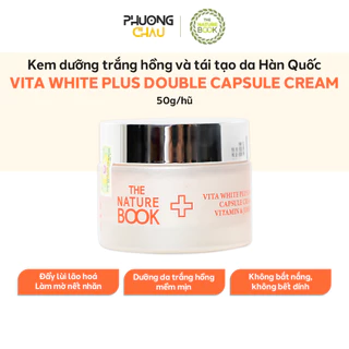 Kem dưỡng trắng hồng và tái tạo da Vita White The Nature Book Hàn Quốc hộp 50g