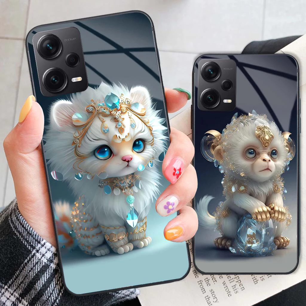 Ốp Lưng Xiaomi Redmi Note 12, 12 Pro 5G Thiết kế bộ 12 con giáp siêu cute