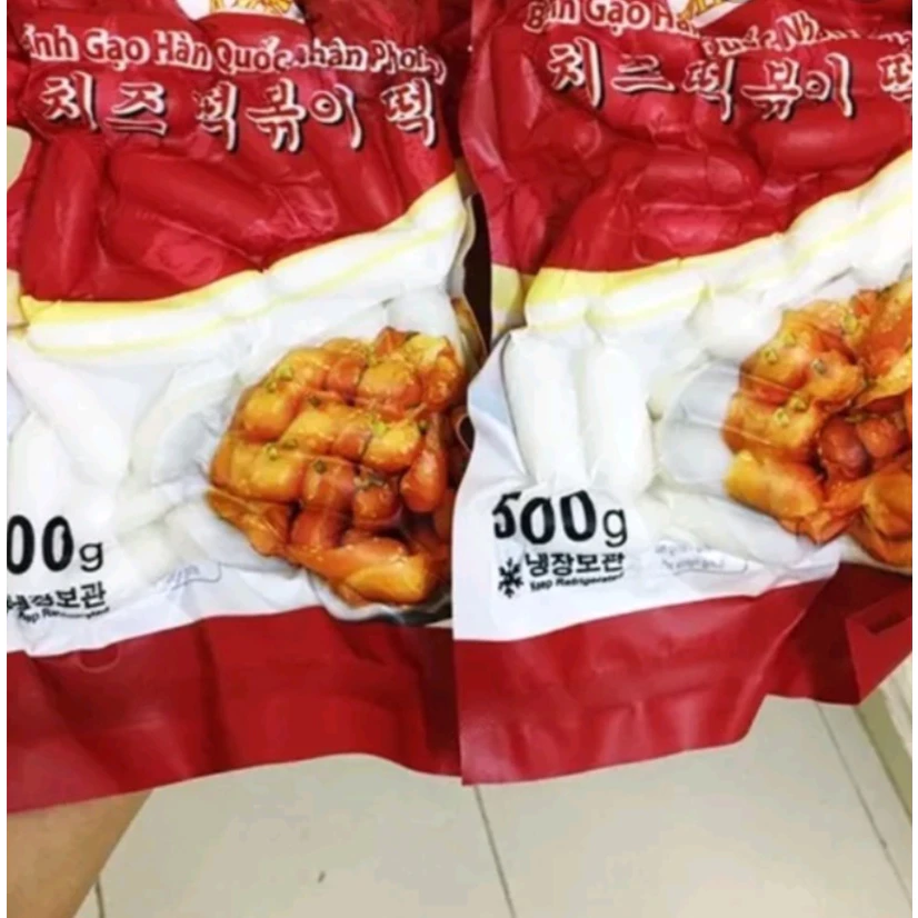 Bánh gạo tokbokki nhân phô mai Hàn Quốc 500G, bánh gạo yopokki, bánh gạo tokbokki, tok truyền thống