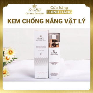 Kem Chống Nắng Vật Lý DORO - Chống Nắng SPF 50+, PA+++; Nâng Tông Sáng Da Tự Nhiên; Không Bết Dính