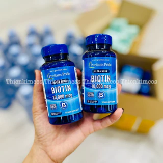 Viên uống mọc tóc Puritan's pride Ultra Mega Biotin 10.000mcg