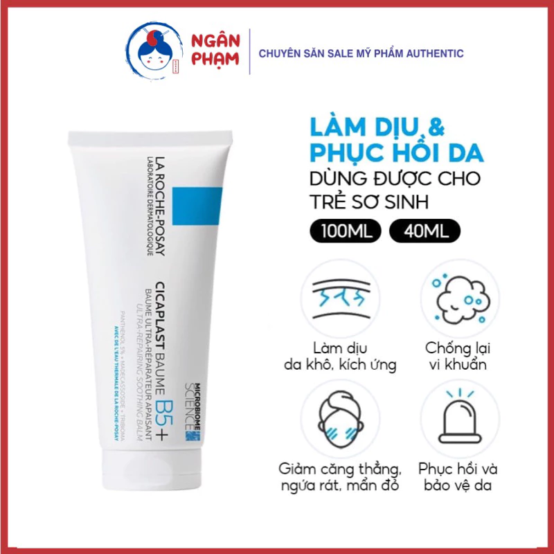 [Đủ Bill Mua Hàng 100ML] Kem Dưỡng Phục Hồi Da Cicaplast B5+ 100ml