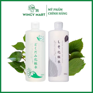 Nước Hoa Hồng Diếp Cá/ Tía Tô Natural Skin Lotion 500ML Giúp Ngừa Mụn, Se Khít Lỗ Chân Lông Hiệu Quả - Wincy Mart