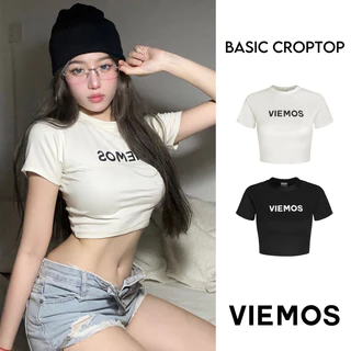 Áo croptop thun Y2K VIEMOS - VIEMOS BASIC CROPTOP