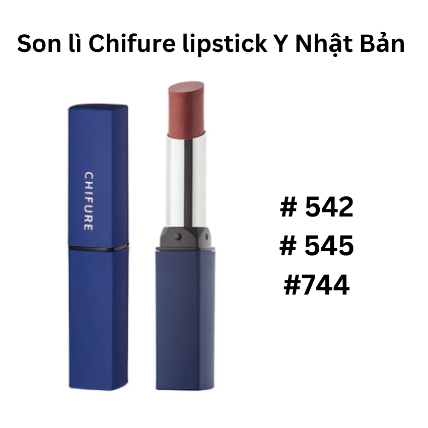 Son lì Chifure lipstick Y  Nhật Bản nhiều dưỡng, bền màu