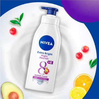 Sữa Dưỡng Thể Trắng Da Nivea Extra White Ban Đêm 350ml