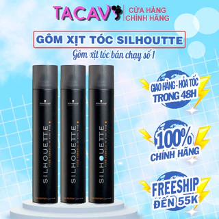 Gôm xịt tóc SILHOUTTE Chính hãng, Gôm giữ nếp tạo kiểu nam nữ