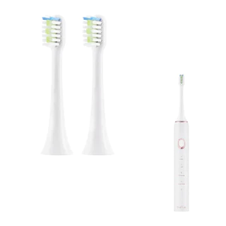 Bộ 2 Đầu Bàn Chải Điện Halio Sonic SmartClean Electric Toothbrush