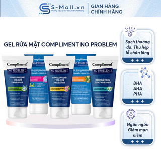 Gel rửa mặt Compliment No Problem giảm viêm, mụn 200ml