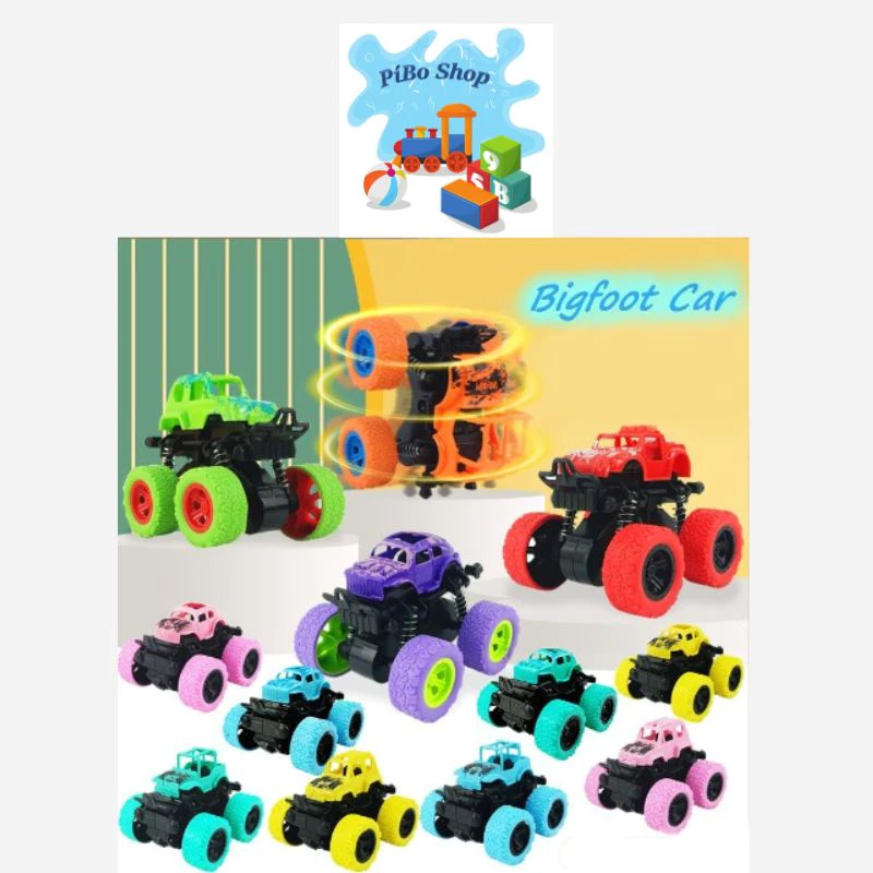 Đồ chơi xe ô tô địa hình chạy đà quán tính nhiều màu cho bé