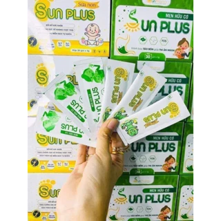 Men hữu cơ Sunplus + Sữa non Sunplus  bổ sung chất xơ, bé hết táo bón- Tăng sức đề kháng