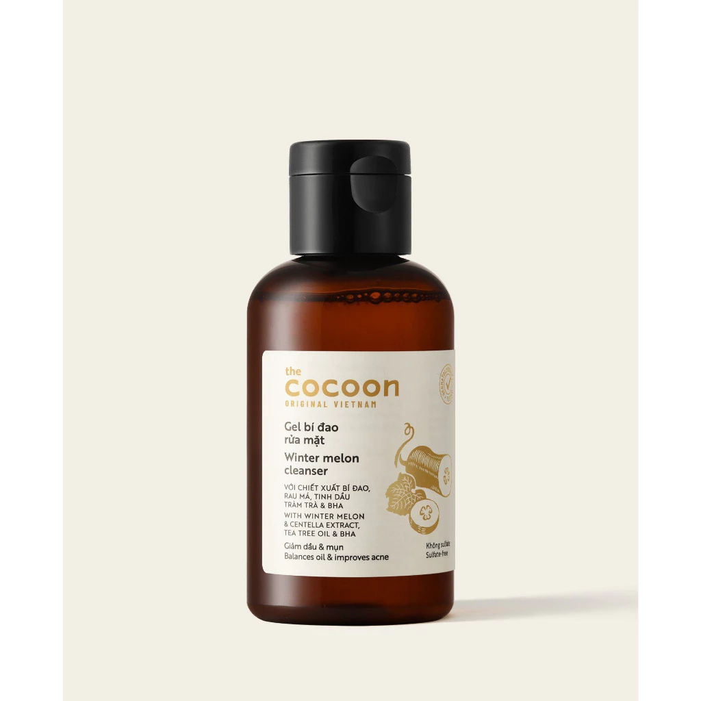 Gel rửa mặt bí đao Cocoon 140ml ngăn ngừa mụn thâm