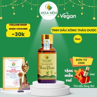 Tinh dầu Xông Thảo Dược - Hoa Nén - Xông tinh dầu giải cảm, tốt cho sức khỏe - 30ml