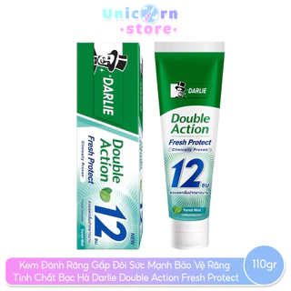 Kem Đánh Răng Gấp Đôi Sức Mạnh Bảo Vệ Răng Tinh Chất Bạc Hà Darlie Double Action Fresh Protect 110g