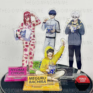 Mô hình Standee BLUE LOCK ver ĂN BIM BIM anime chibi tượng acrylic mica trong trang trí độc đáo