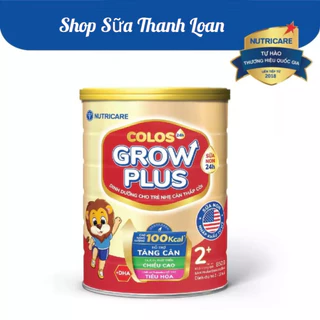 [HSD T3-2026] [Mẫu Mới] Sữa Bột Nutricare Colos 24h Grow Plus 2+ 850g [ 2 - 10 Tuổi].