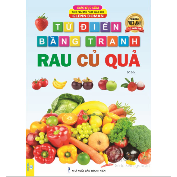 Sách - Từ điển bằng tranh Rau Củ Quả(135) - ndbooks