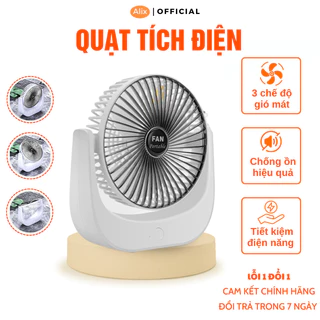 Quạt Tích Điện Alix Nhỏ Gọn Làm Mát Nhanh Dễ Dàng Mang Theo