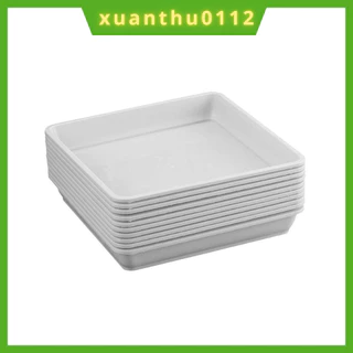 Đĩa nhựa vuông lót chậu, khay lót chậu vuông hoa cây cảnh đủ size V9cm, V12cm, V16cm,V20cm