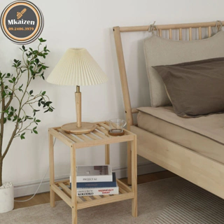 Kệ tab gỗ đầu giường 2 tầng - kệ gỗ Decor - kệ gỗ đa năng