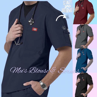 [SCRUBS MEN'S SPECIAL VNECK ]dành cho Bác Sĩ , Điều dưỡng CHẤT LIỆU KAKI LỤA CAO CẤP