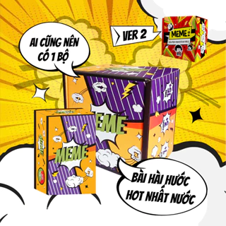 THE KAS Bài MEME 50 lá Quẩy Lên Nào Bạn Êi, bộ bài boardgame để chơi giải trí cùng nhóm bạn