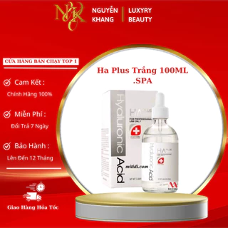 Ha Plus 100ml Acid Hyarulonic Serum Cấp Nước, Dưỡng Ẩm Da Trắng Da Se Khít Lỗ Chân Lông