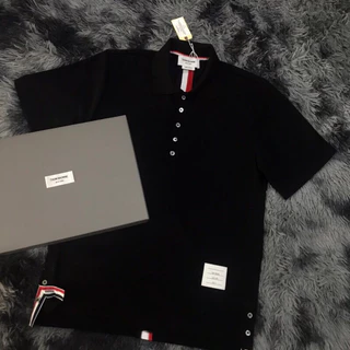 Áo thun polo Thom brown viền  lưng