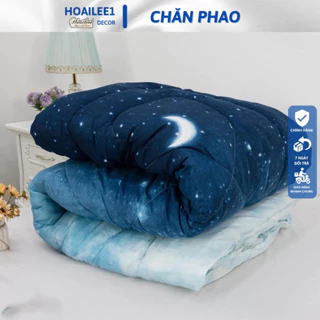 Chăn phao siêu nhẹ siêu ấm có ruột chăn đắp dùng cho mùa đông kích thước 1m8x2m