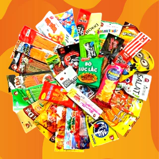 Đồ ăn vặt cổng trường snack que cay tăm cay đủ vị thơm ngon ăn vặt giá rẻ hấp dẫn