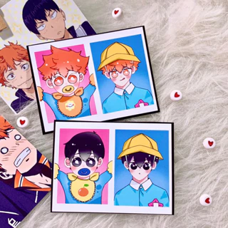 [Sẵn]Set ảnh Haikyuu Hinata, Kageyama | Set ảnh id anime Haikyuu | Phụ kiện sưu tầm, trang trí Anime