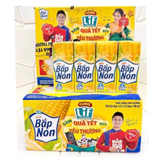 Sữa Bắp Non LiF Kun thùng 24 Hộp x 180ml