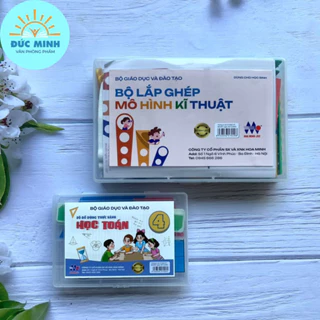 Bộ thực hành LỚP 4 (Toán- Lắp ghép -Cắt khâu thêu - bộ điện ) - sỉ lẻ văn phòng phẩm Diệp Lạc