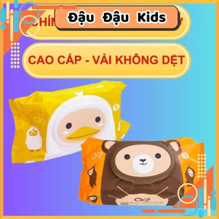 Khăn Ứớt (Vịt, Gấu) AGI - An Toàn Cho Bé - 100 Tờ.