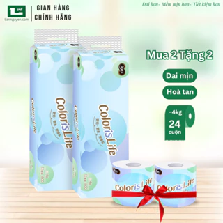 Giấy vệ sinh Colorislife 12 cuộn x 150g dòng từ C&S cao cấp