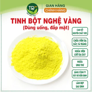 [500 gram] Tinh bột nghệ vàng Nghệ An nguyên chất 100%, hàng công ty đầy đủ kiểm định, giá tốt | Kho thảo dược 24h