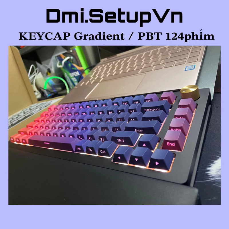 𝐊𝐄𝐘𝐂𝐀𝐏 𝐛𝐚̀𝐧 𝐩𝐡𝐢́𝐦 𝐦𝐚́𝐲 𝐭𝐢́𝐧𝐡 𝐆𝐫𝐚𝐝𝐢𝐞𝐧𝐭 / 𝐏𝐁𝐓 𝟏𝟐𝟒𝐩𝐡𝐢́𝐦 / Profile Cherry