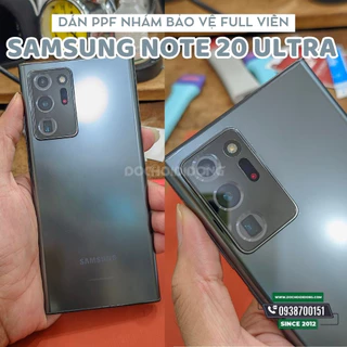 [KÈM DÁN CAMERA] Miếng dán PPF Samsung Note 20 Ultra trong, nhám, đổi màu cao cấp