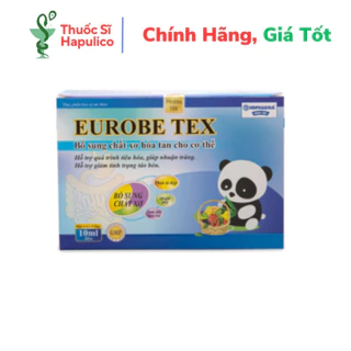 Siro EUROBE TEX bổ sung chất xơ, giảm táo bón, tiêu hóa tốt cho bé - 20 ống