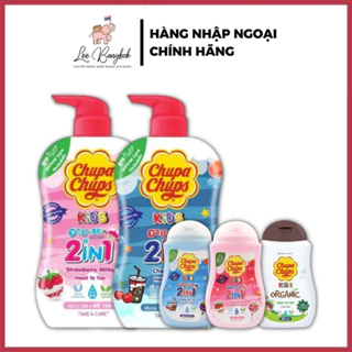 Sữa Tắm Gội Chupa Chups Kids 2in1 Cho Bé Chai Lớn Mùi Dâu, Cherry Cola Hàng Nội Địa Thái Lan 600ml