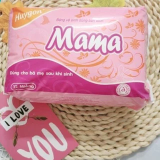 Băng vệ sinh cho mẹ sau sinh Mama gói 12 miếng bvs